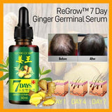 7 Day Ginger Germinal Oil Hair Nutrient Solution Hair Growth Essence Liquid Fast Natural Hair Loss Treatment Hair Care